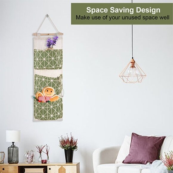 Wall Mounted Storage Bag Door Closet Storage Bag - Picture 2 of 6